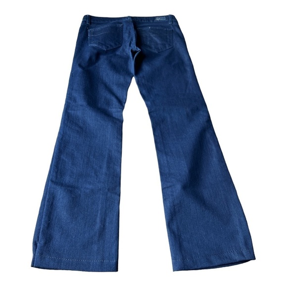 Paige Laurel Canyon Low Rise Dark Boot Cut Jeans 29 Waist Hemmed to 29 Inseam - Picture 6 of 13